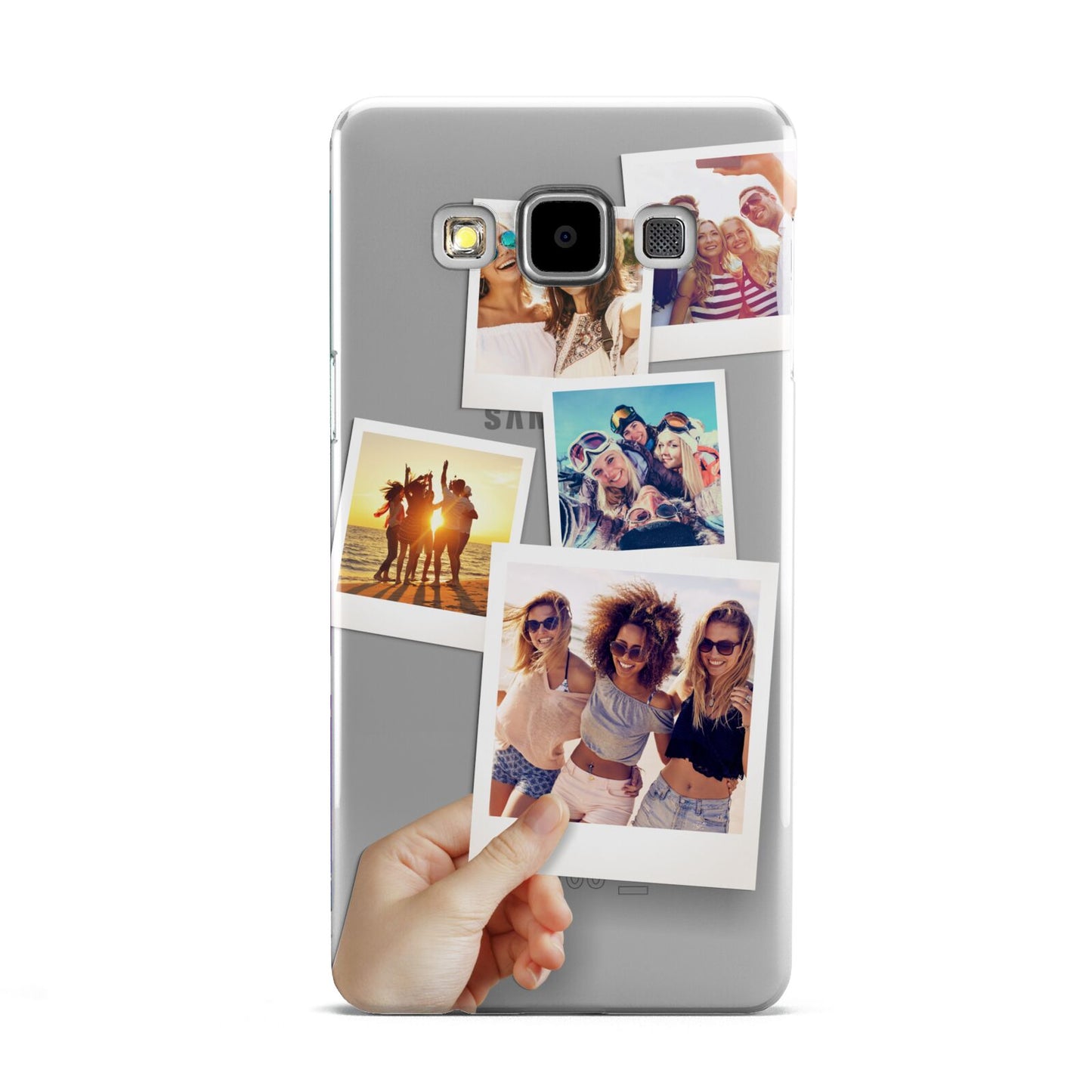 Hand Holding Photo Montage Upload Samsung Galaxy A5 Case