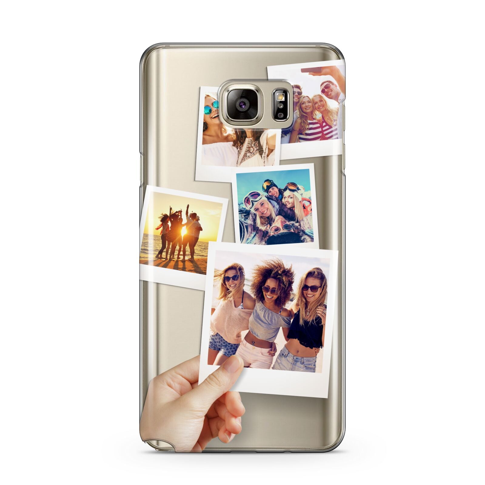 Hand Holding Photo Montage Upload Samsung Galaxy Note 5 Case