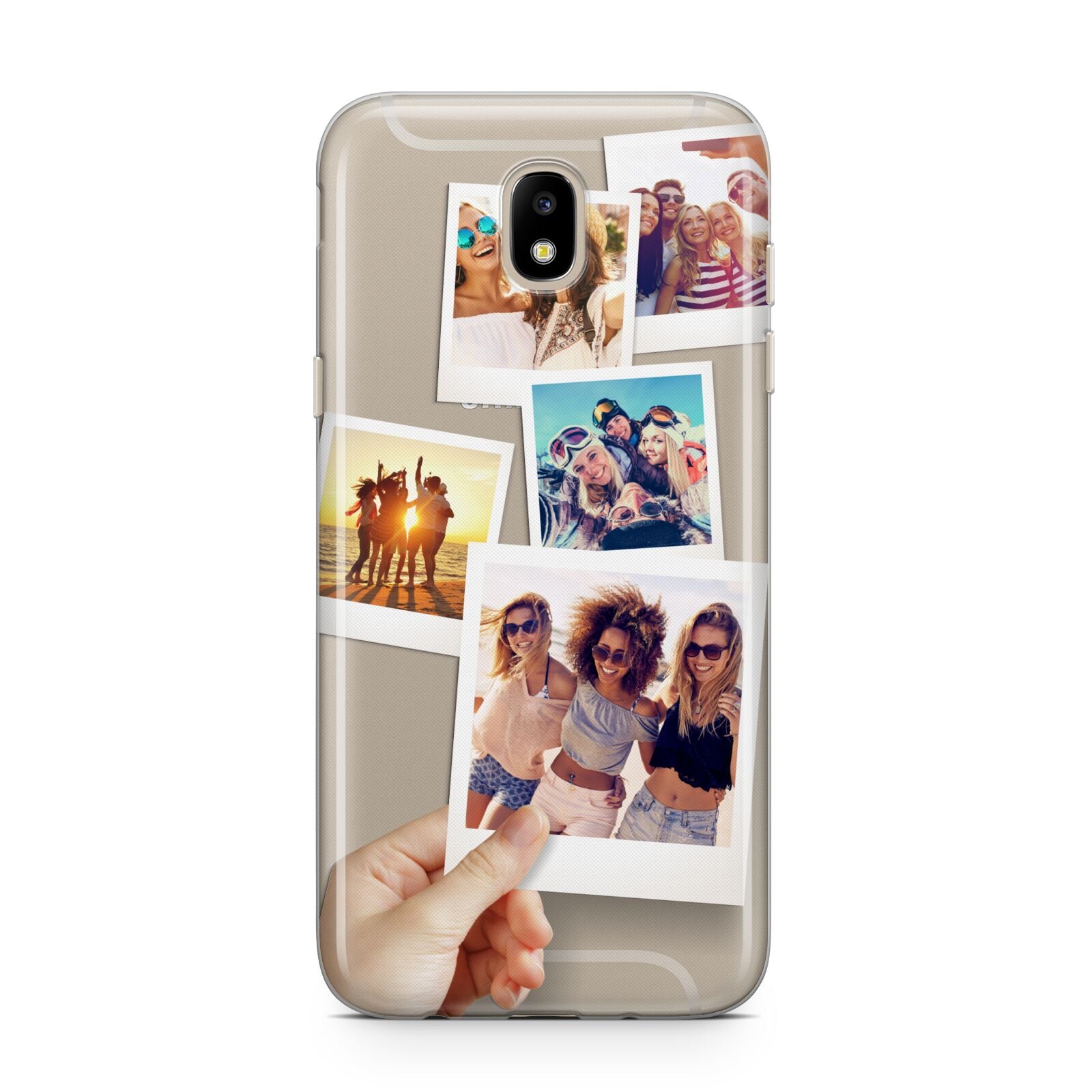 Hand Holding Photo Montage Upload Samsung J5 2017 Case