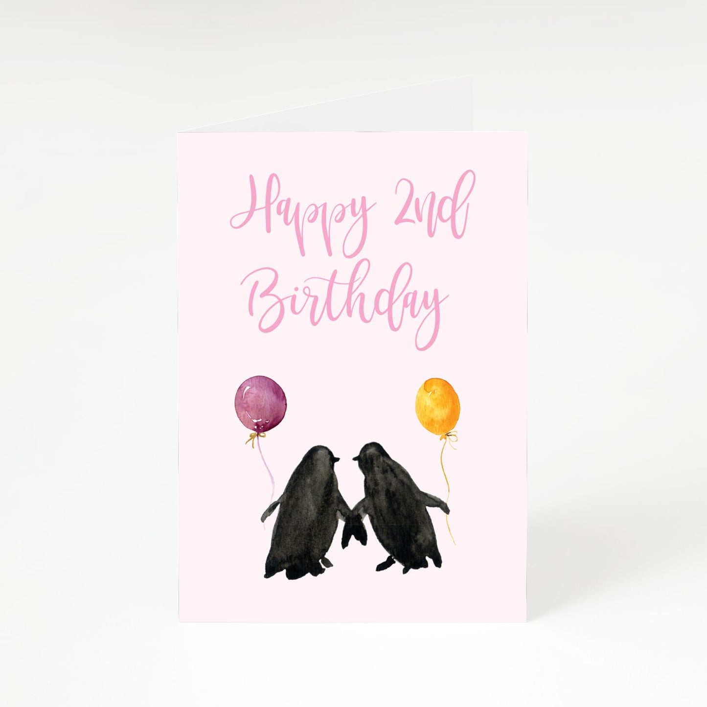 Happy 2nd Birthday A5 Greetings Card