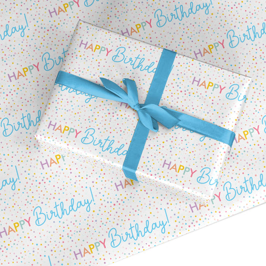 Happy Birthday Custom Wrapping Paper