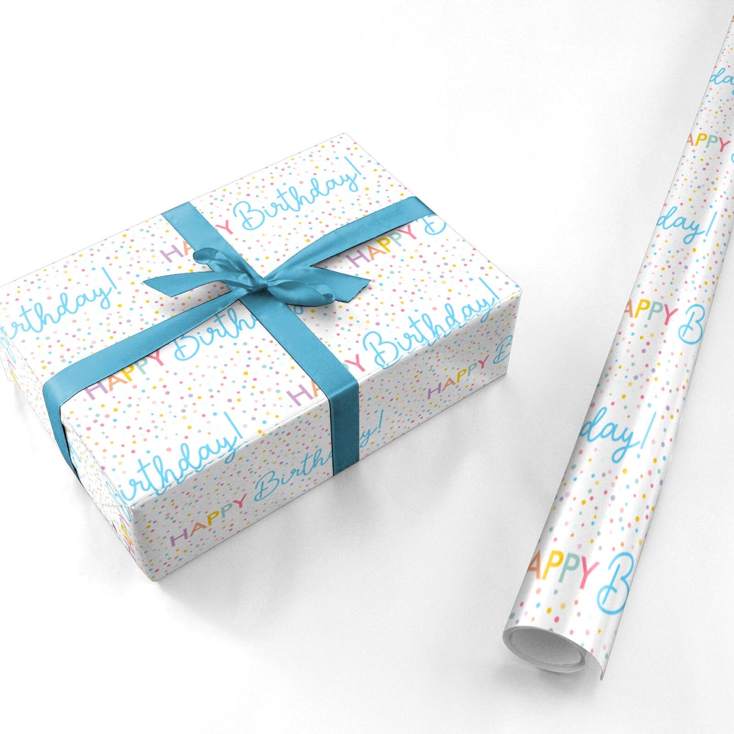 Happy Birthday Personalised Wrapping Paper
