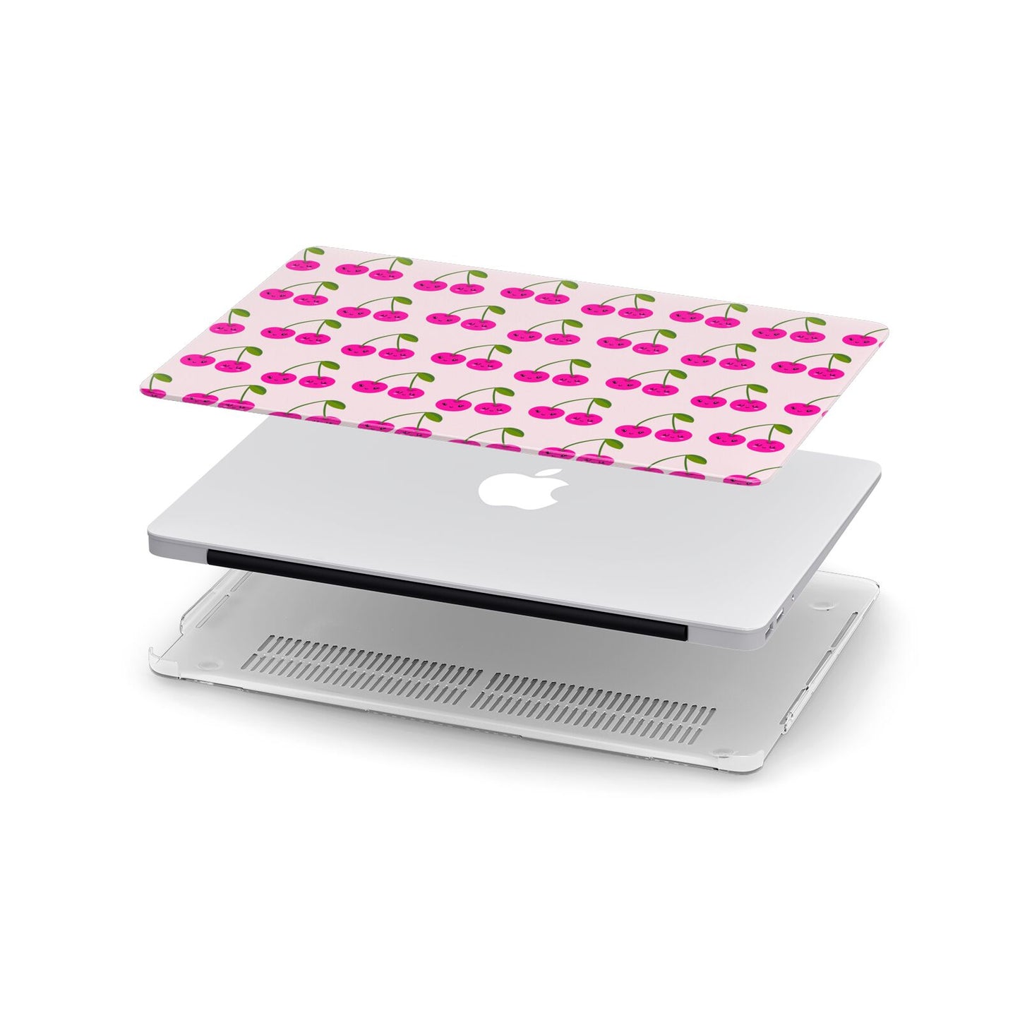 Happy Cherry Apple MacBook Case in Detail