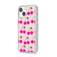 Happy Cherry iPhone 14 Glitter Tough Case Starlight Angled Image