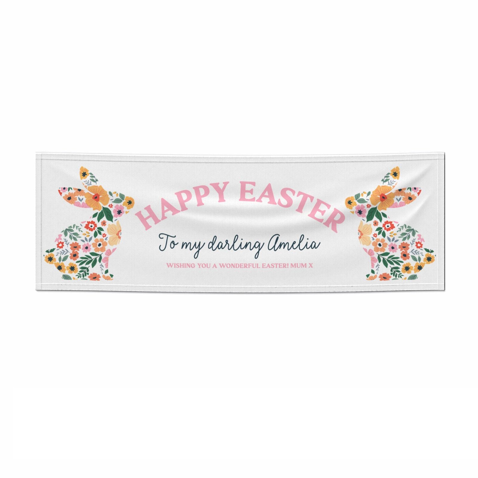 Happy Easter 6x2 Paper Banner