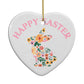 Happy Easter Heart Decoration