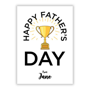 Happy Fathers Day Greetings Card