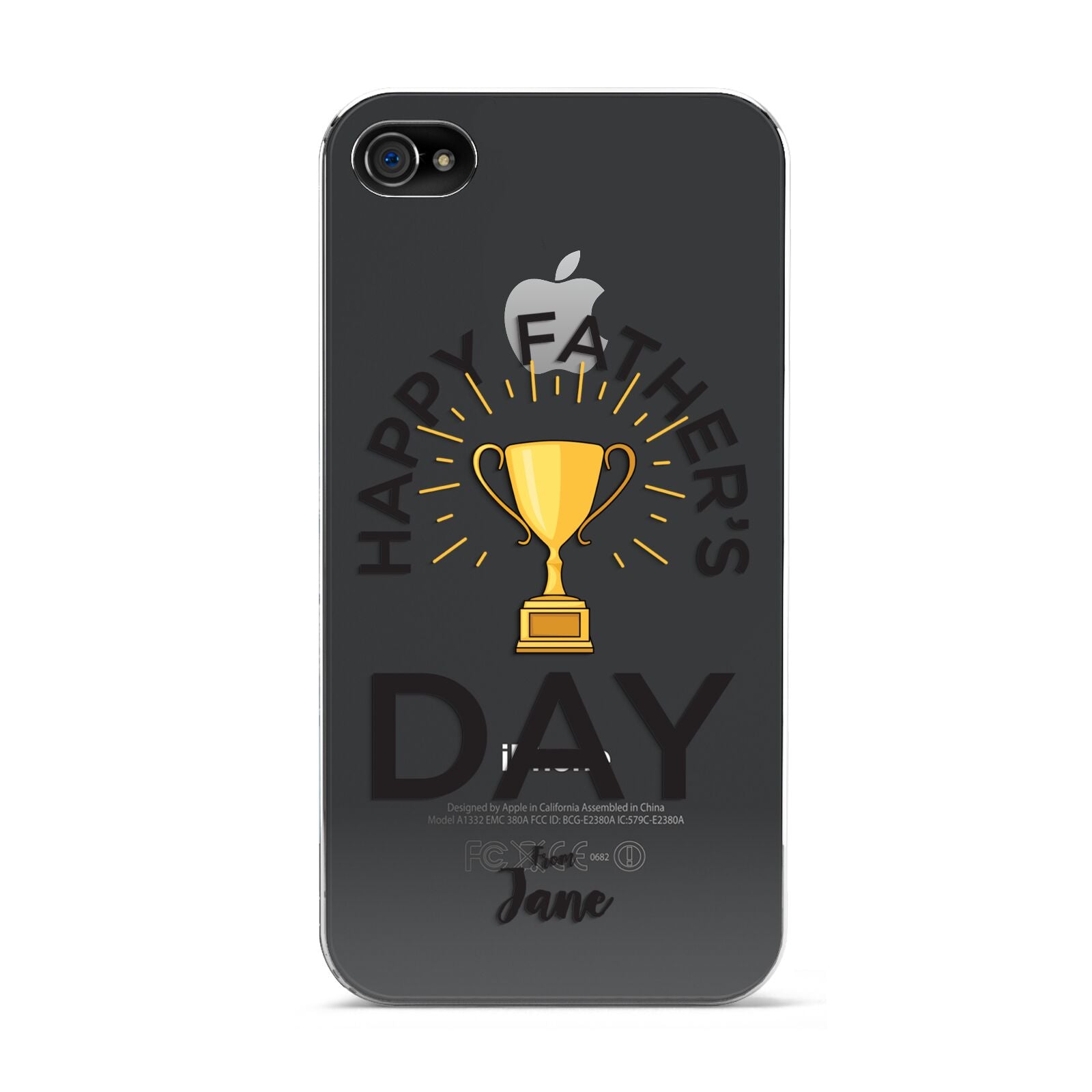 Happy Fathers Day Apple iPhone 4s Case