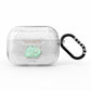Happy Fathers Day Custom Triceratops AirPods Pro Glitter Case