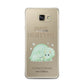 Happy Fathers Day Custom Triceratops Samsung Galaxy A7 2016 Case on gold phone