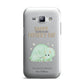 Happy Fathers Day Custom Triceratops Samsung Galaxy J1 2015 Case