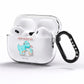 Happy Fathers Day Daddysaurus AirPods Pro Clear Case Side Image