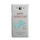 Happy Fathers Day Daddysaurus Samsung Galaxy A7 2015 Case