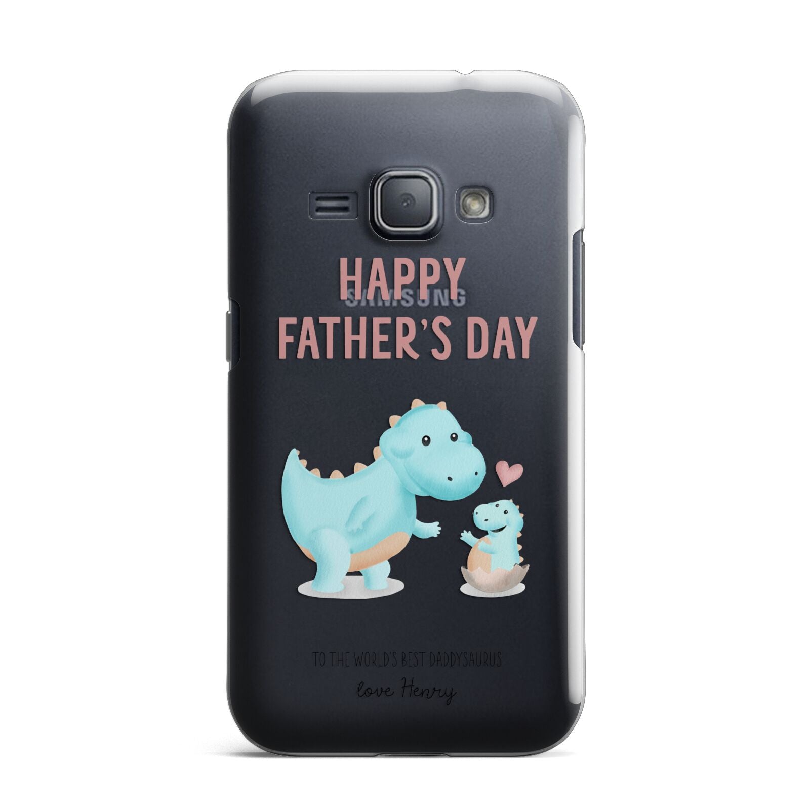 Happy Fathers Day Daddysaurus Samsung Galaxy J1 2016 Case