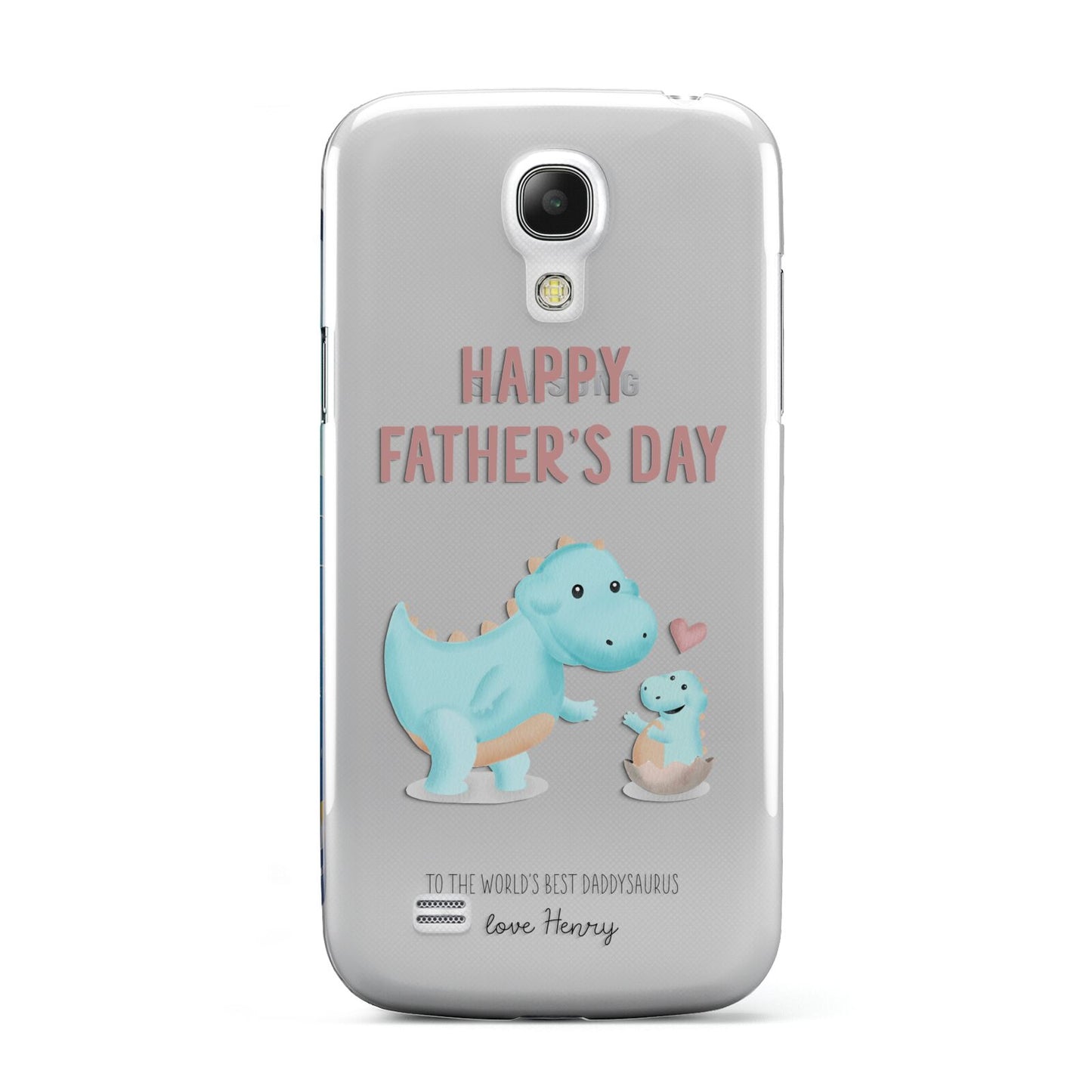Happy Fathers Day Daddysaurus Samsung Galaxy S4 Mini Case