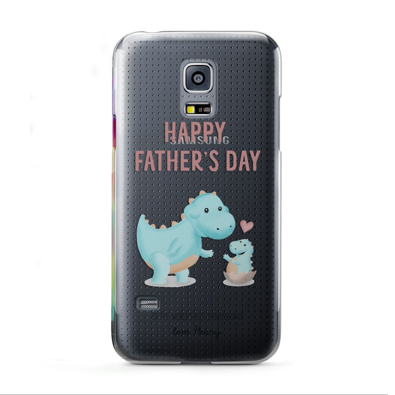 Happy Fathers Day Daddysaurus Samsung Galaxy S5 Mini Case