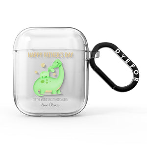 Happy Fathers Day Dino AirPods Case