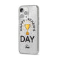Happy Fathers Day iPhone 14 Pro Max Glitter Tough Case Silver Angled Image