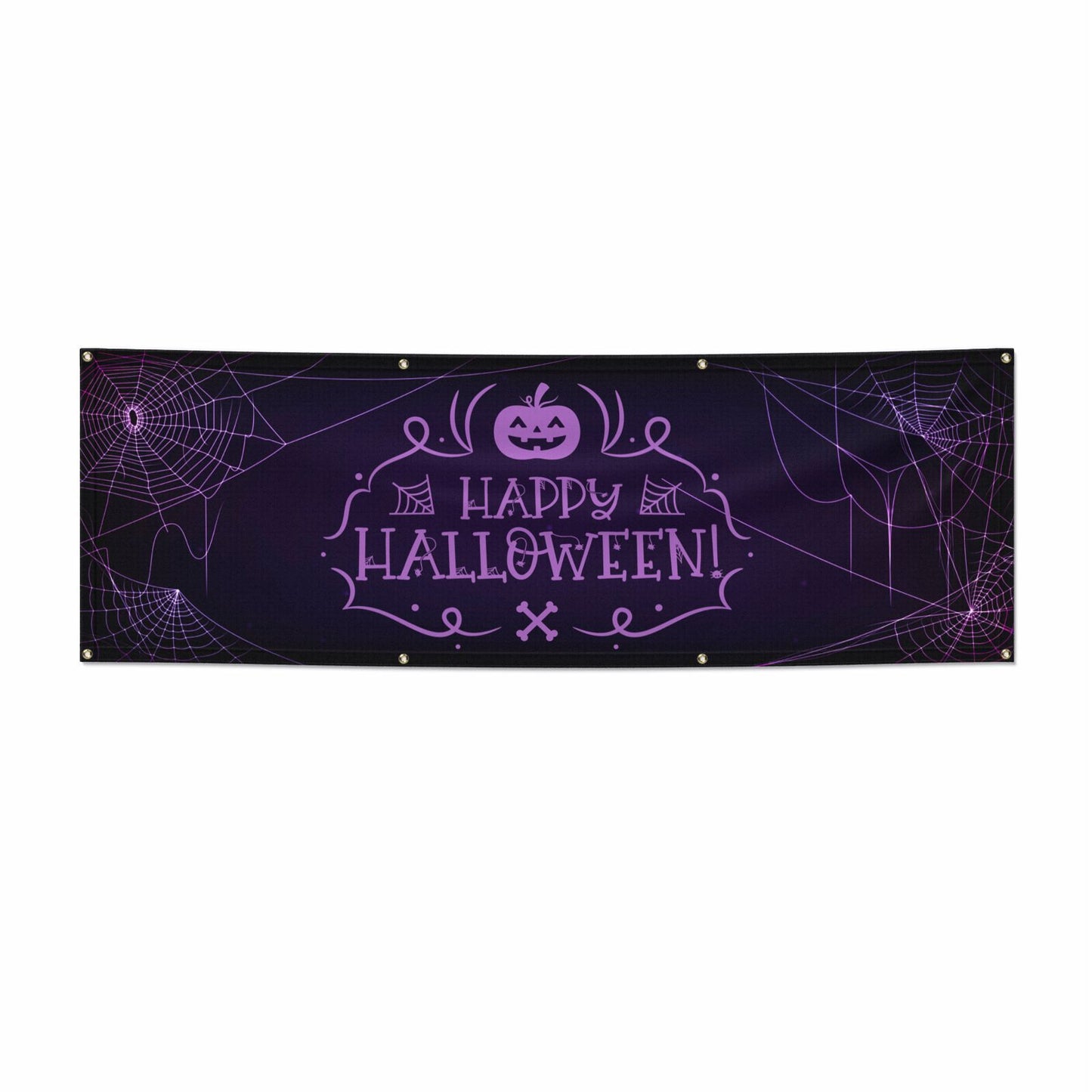 Happy Halloween 6x2 Vinly Banner with Grommets