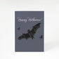 Happy Halloween Bat A5 Greetings Card