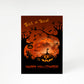 Happy Halloween Trick or Treat A5 Greetings Card