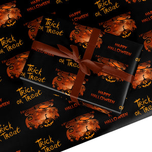 Happy Halloween Trick or Treat Wrapping Paper