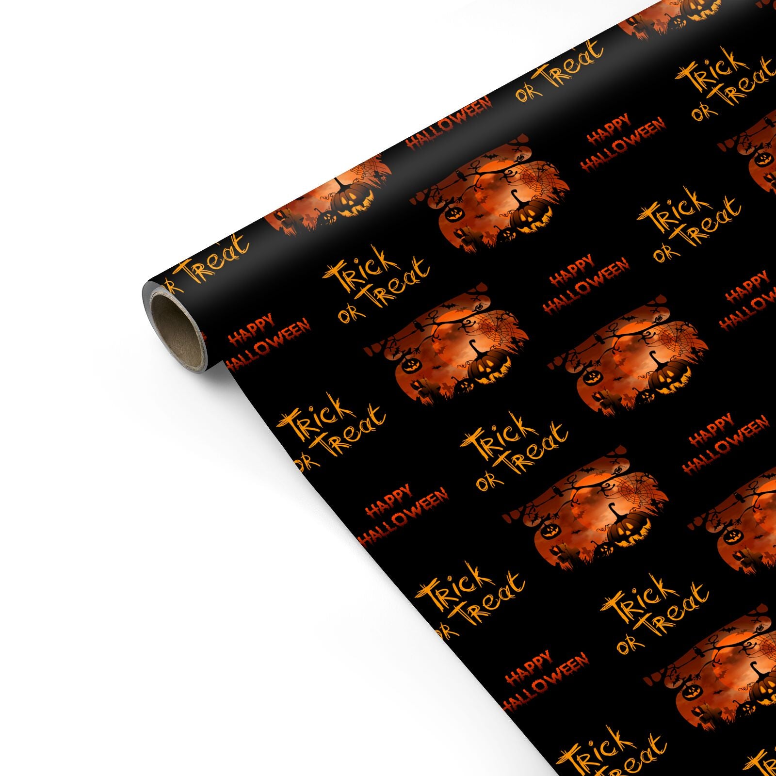 Happy Halloween Trick or Treat Personalised Gift Wrap