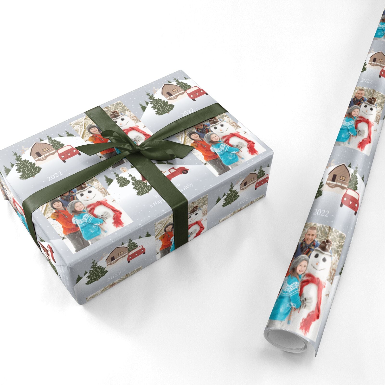 Happy New Year Custom Personalised Wrapping Paper
