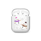 Happy Snowmen Illustrations AirPods Case