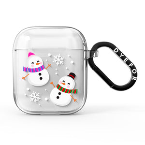 Happy Snowmen Illustrations AirPods-Hülle