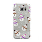 Happy Snowmen Illustrations Samsung Galaxy S6 Case
