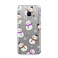 Happy Snowmen Illustrations Samsung Galaxy S9 Case