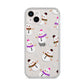 Happy Snowmen Illustrations iPhone 14 Plus Clear Tough Case Starlight