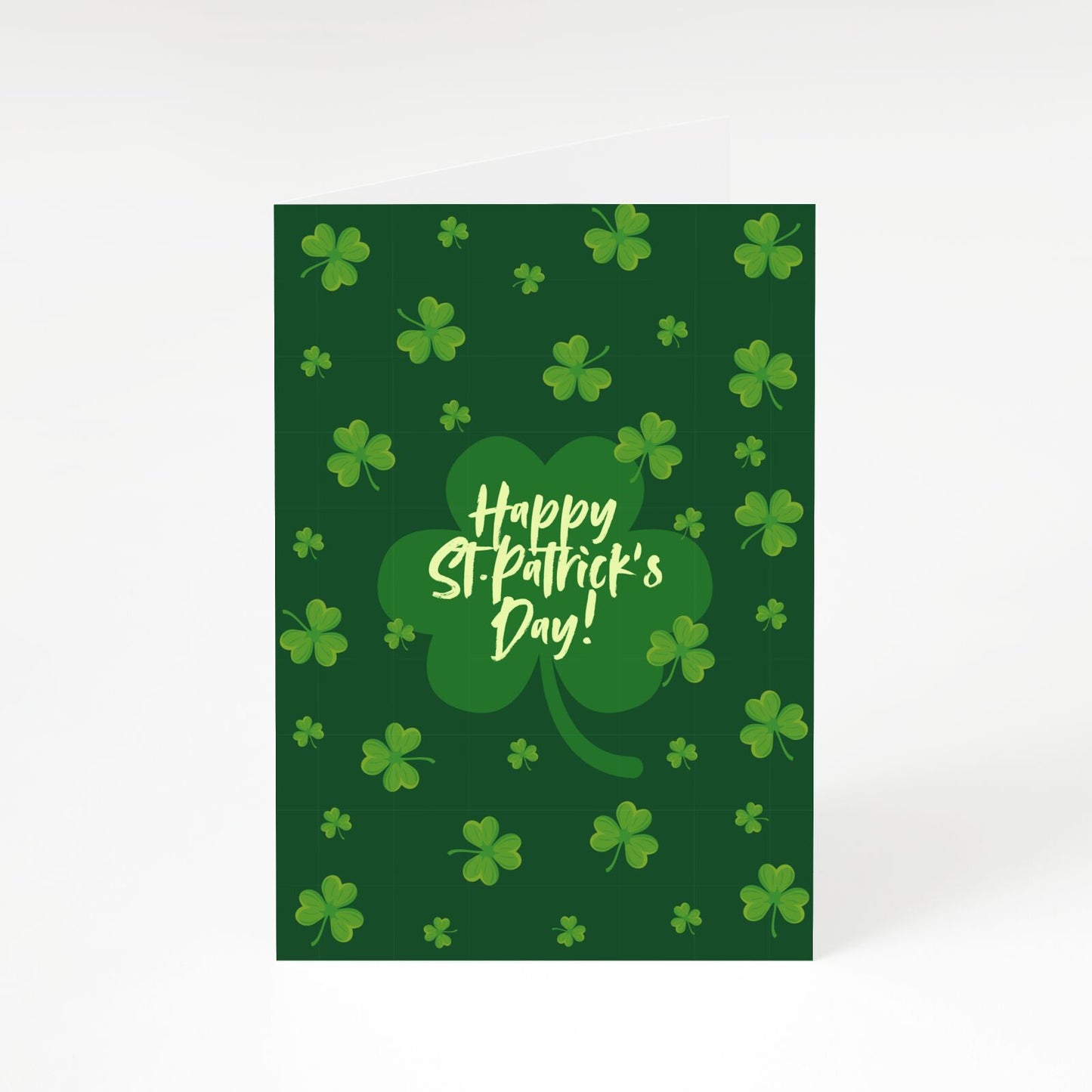 Happy St Patricks Day A5 Greetings Card