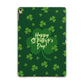 Happy St Patricks Day Apple iPad Rose Gold Case