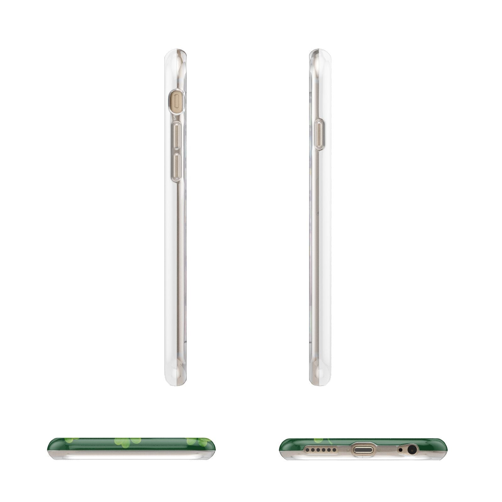 Happy St Patricks Day Apple iPhone 6 3D Wrap Tough Case Alternative Image Angles