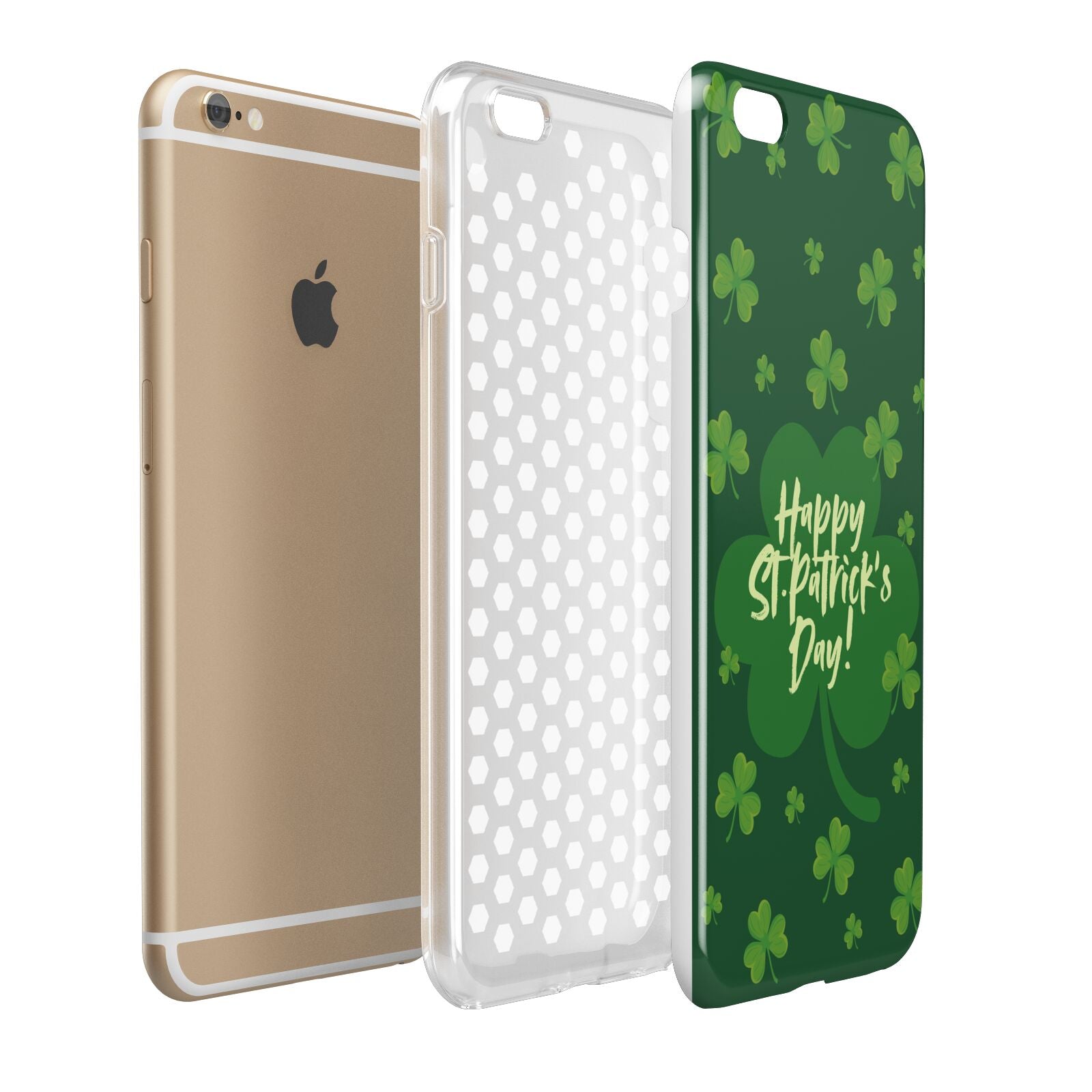 Happy St Patricks Day Apple iPhone 6 Plus 3D Tough Case Expand Detail Image