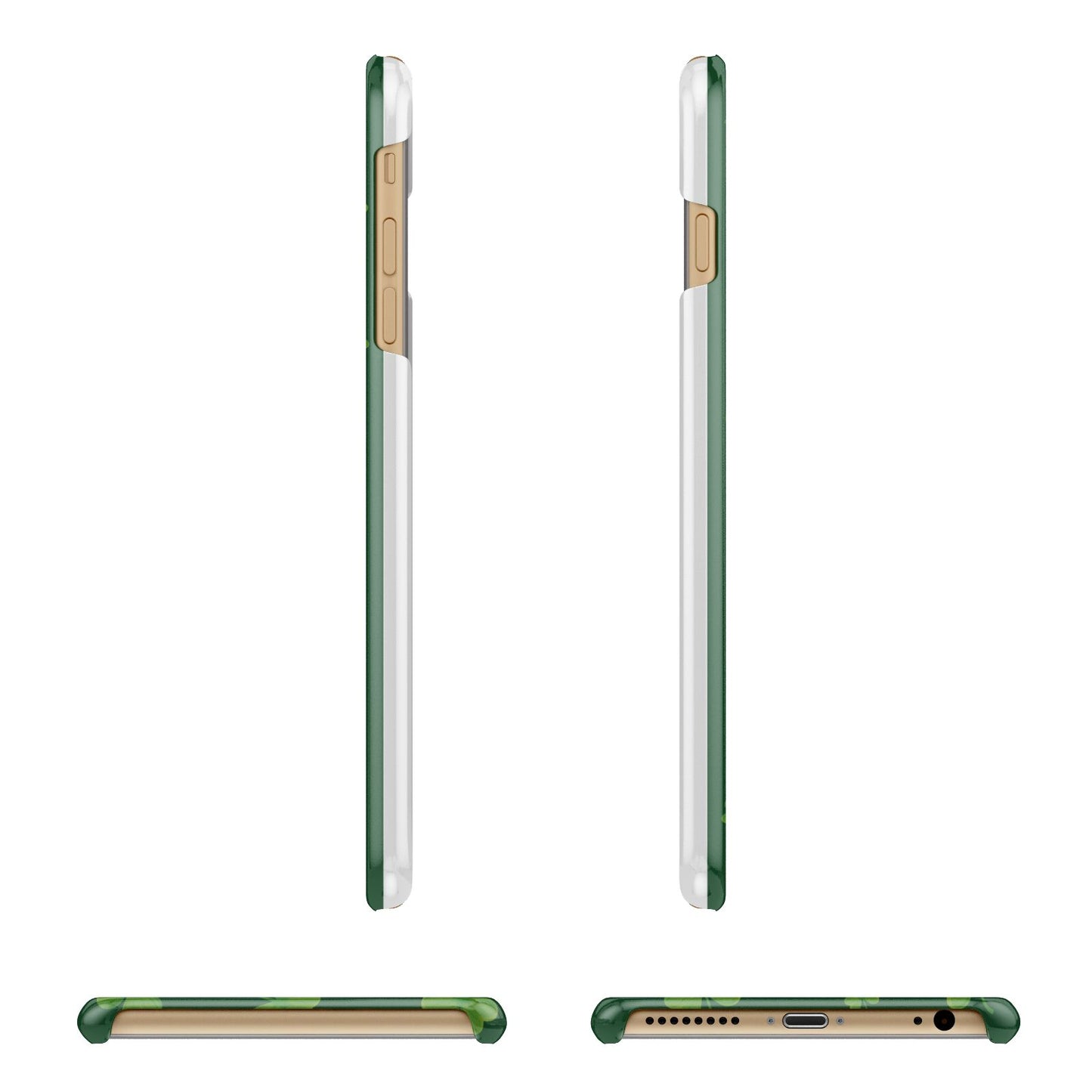 Happy St Patricks Day Apple iPhone 6 Plus 3D Wrap Snap Case Angled Images