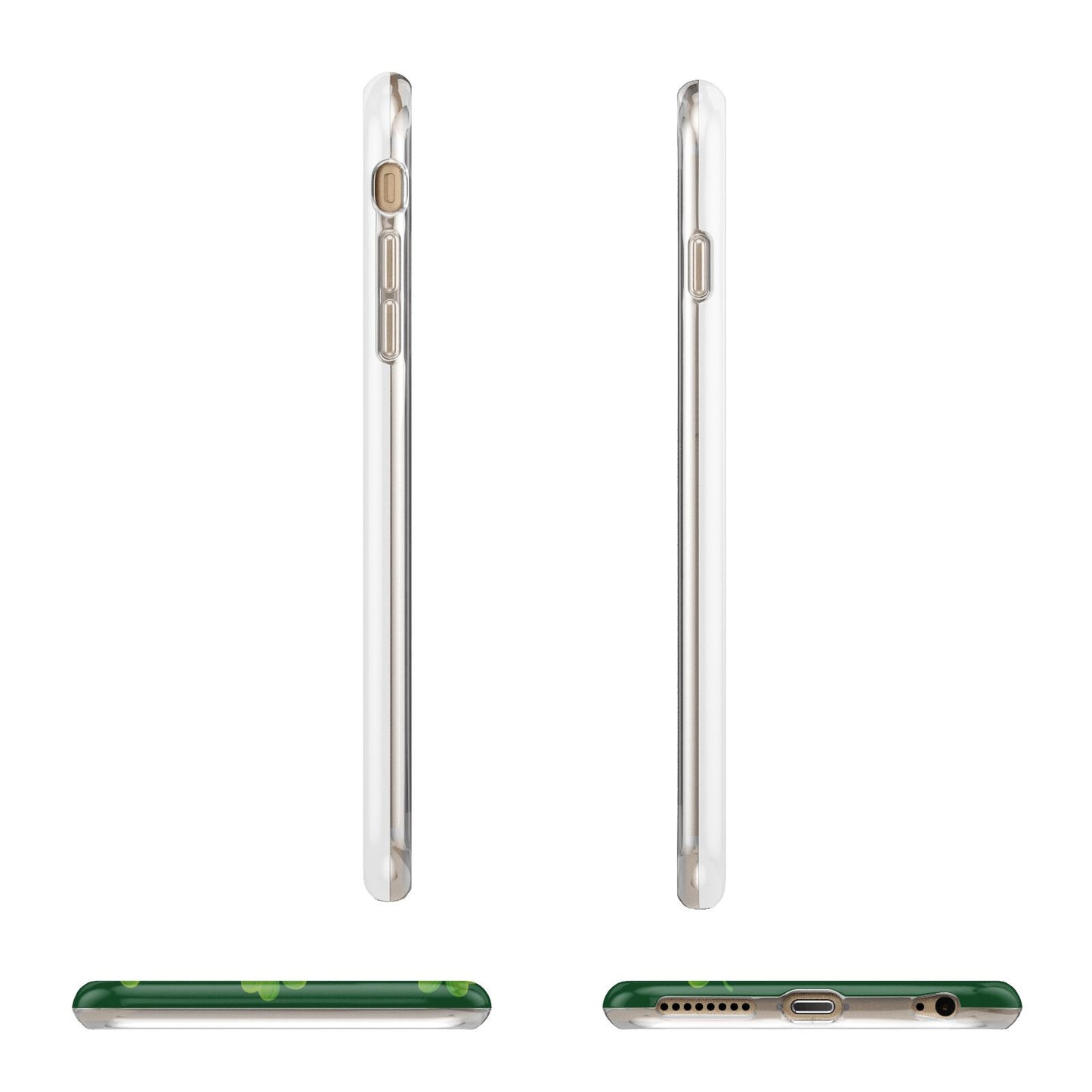 Happy St Patricks Day Apple iPhone 6 Plus 3D Wrap Tough Case Alternative Image Angles