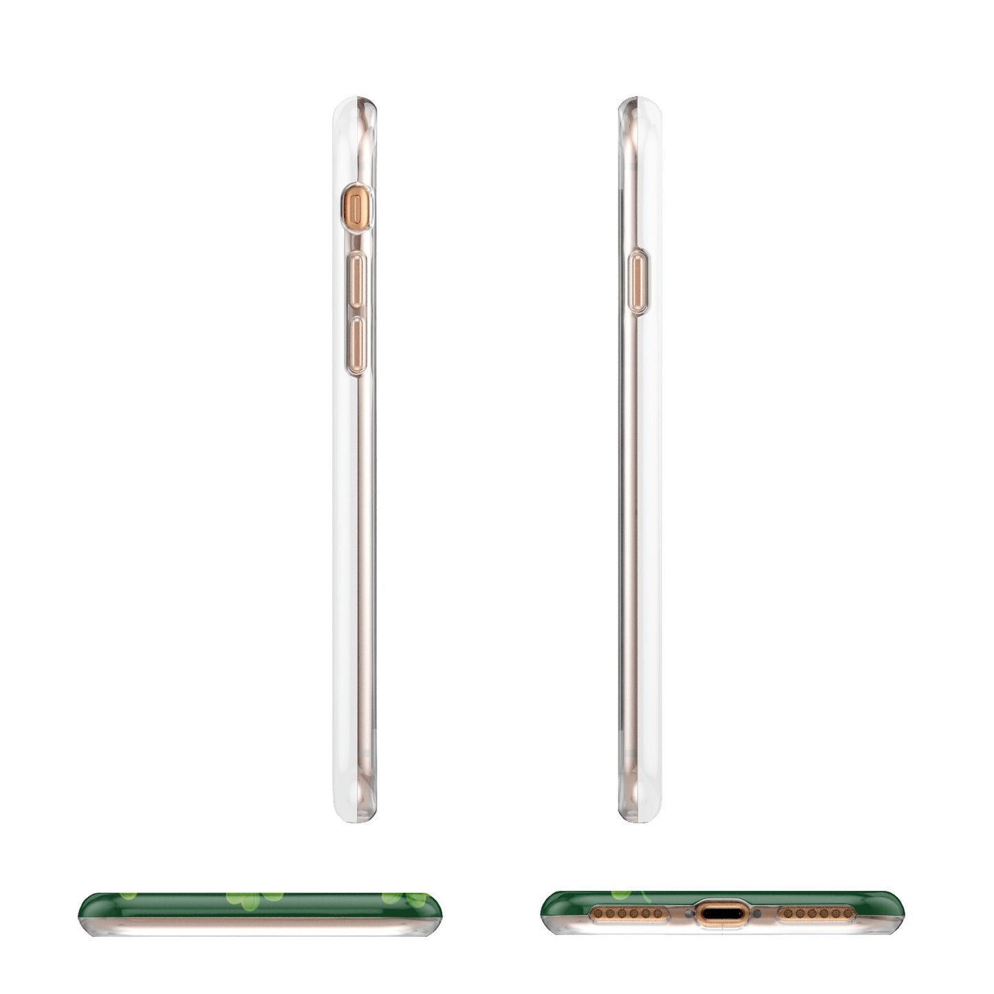 Happy St Patricks Day Apple iPhone 7 8 3D Wrap Tough Case Alternative Image Angles