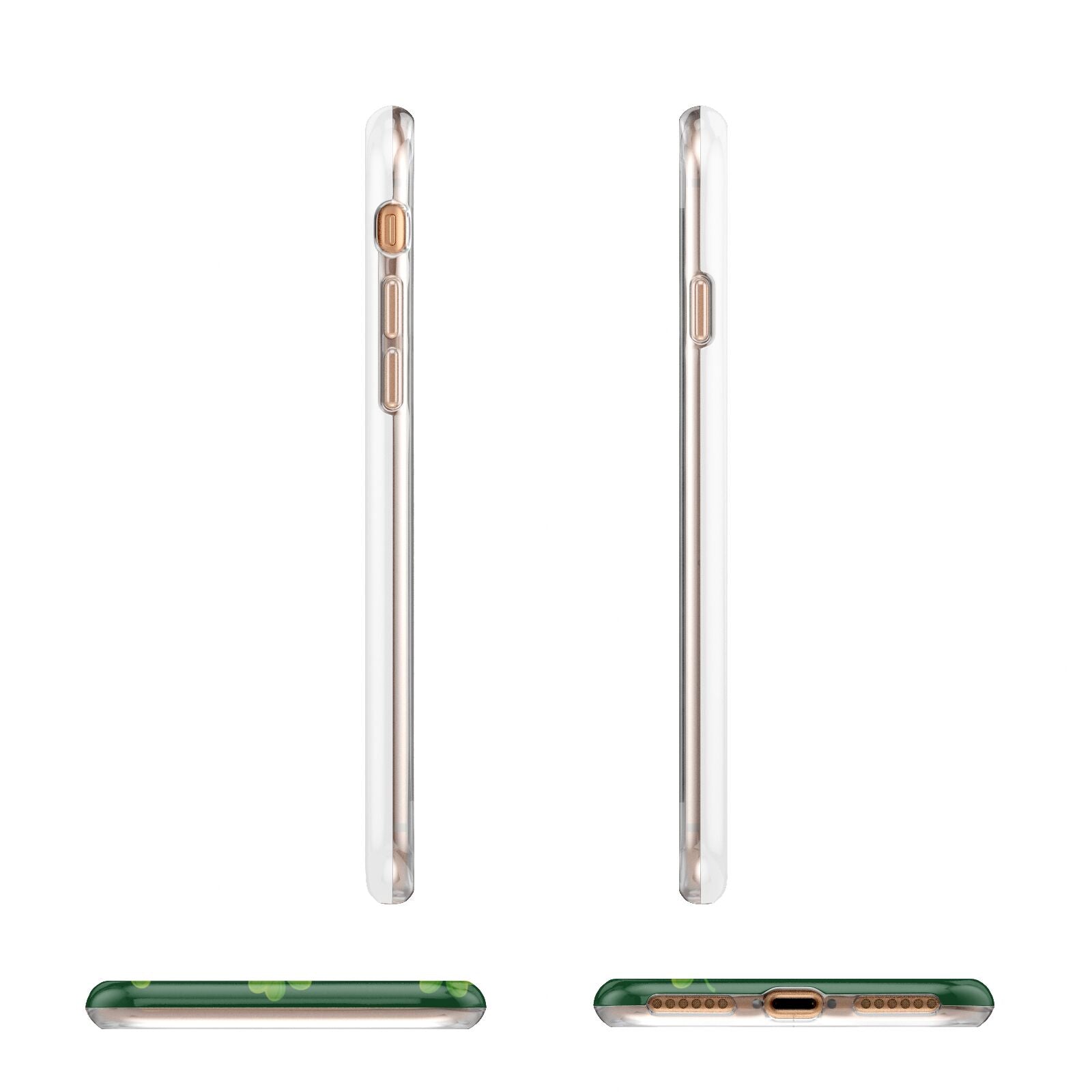 Happy St Patricks Day Apple iPhone 7 8 3D Wrap Tough Case Alternative Image Angles