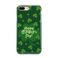 Happy St Patricks Day Apple iPhone 7 8 Plus 3D Tough Case