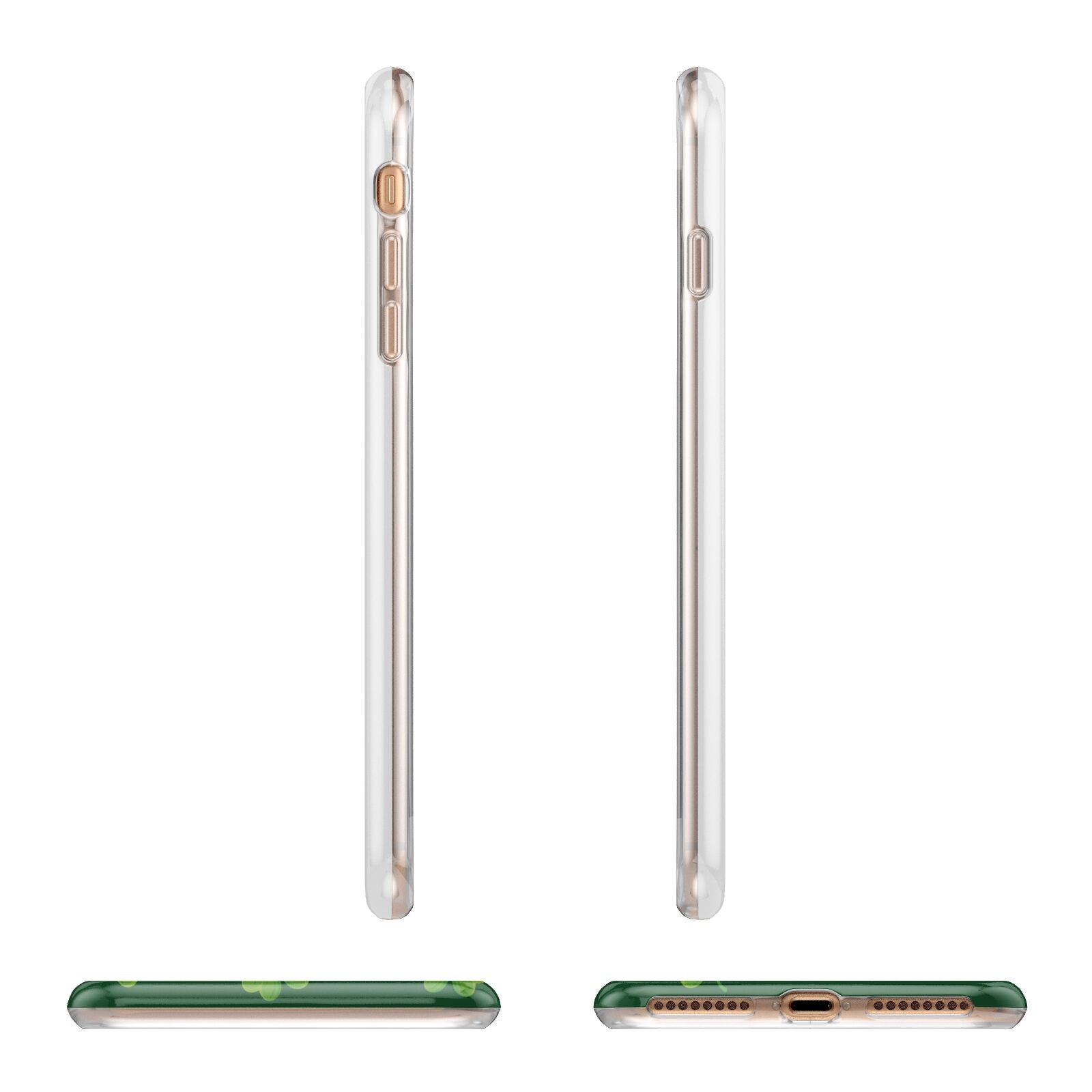 Happy St Patricks Day Apple iPhone 7 8 Plus 3D Wrap Tough Case Alternative Image Angles