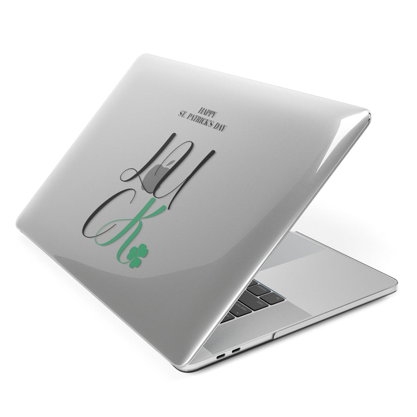 Happy St Patricks Day Luck Apple MacBook Case Side View