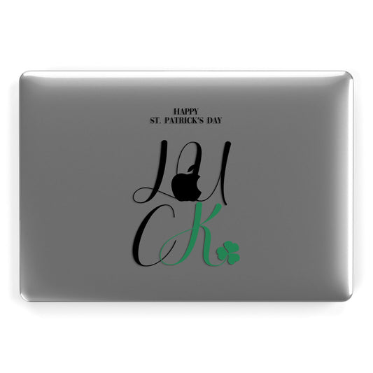 Happy St Patricks Day Luck Apple MacBook Case