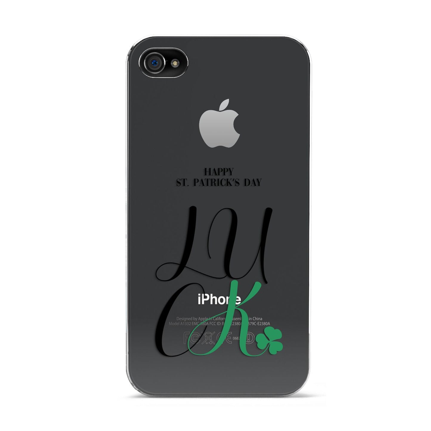 Happy St Patricks Day Luck Apple iPhone 4s Case