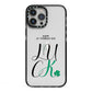 Happy St Patricks Day Luck iPhone 13 Pro Max Black Impact Case on Silver phone