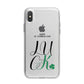 Happy St Patricks Day Luck iPhone X Bumper Case on Silver iPhone Alternative Image 1