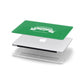 Happy St Patricks Day Personalised Apple MacBook Case in Detail