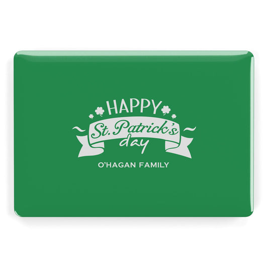 Happy St Patricks Day Personalised Apple MacBook Case